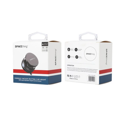 SPACEthing MagHold Vacuum Magnetic Car Holder – Black
