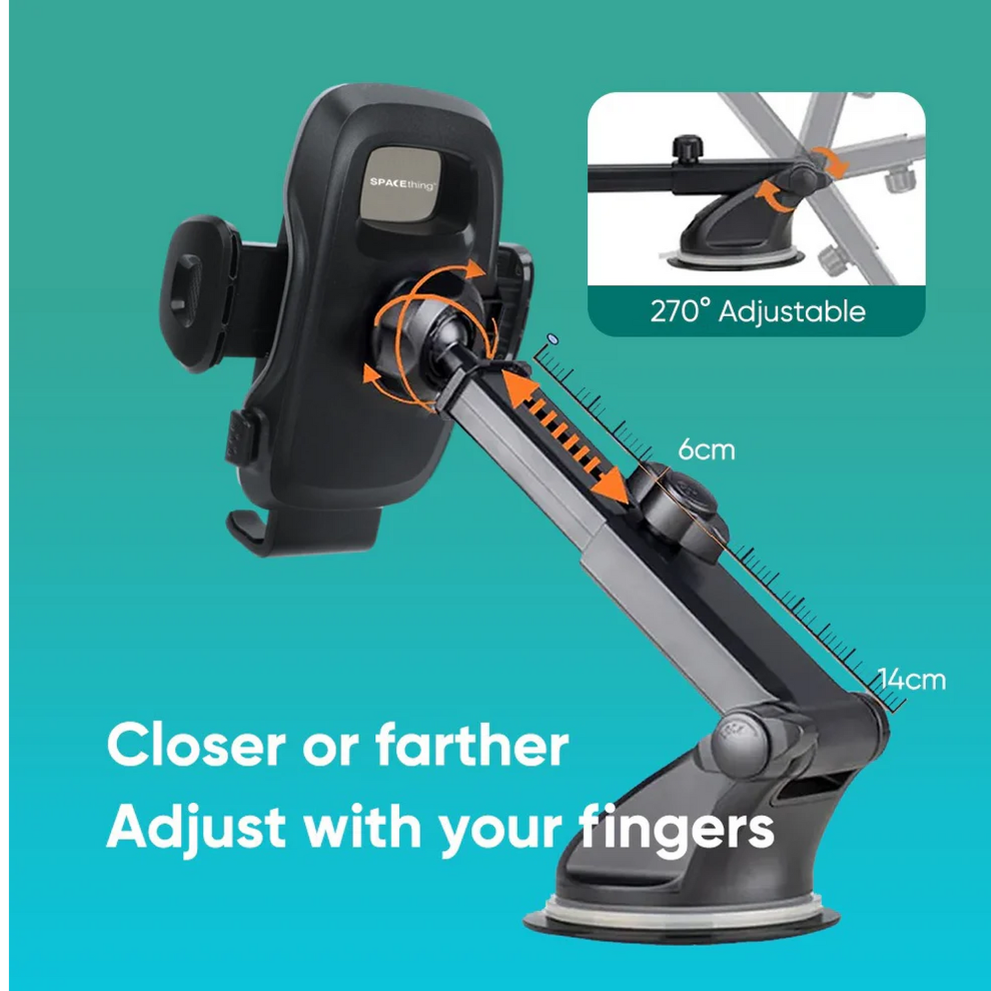 SPACEthing Universal Car Phone Holder
