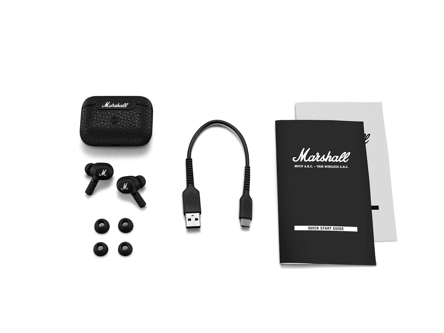 Marshall Motif TWS Active Noise Cancellation - Black