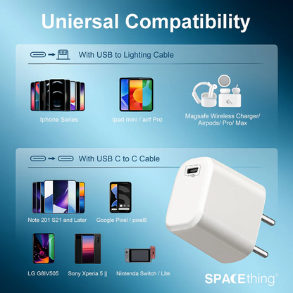 SPACEthing Omni 35W GaN Wall Charger – White
