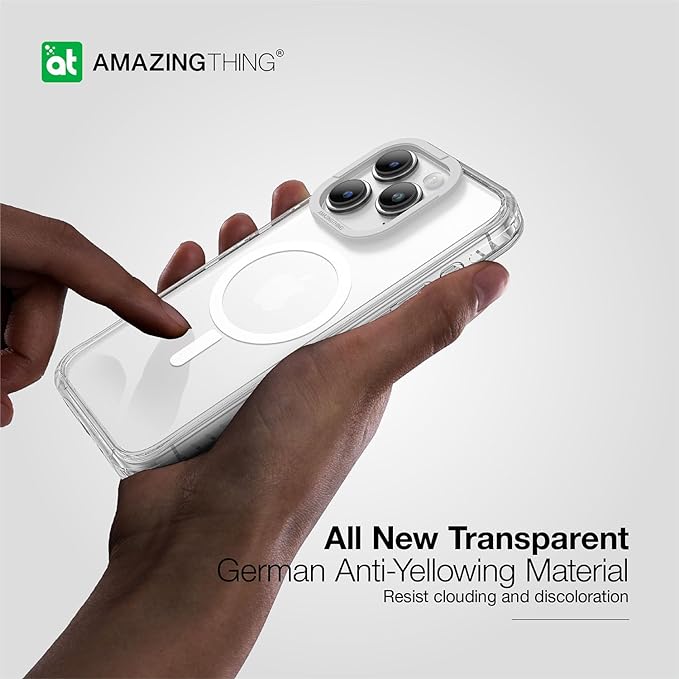 AmazingThings Titan Pro Magnetic Case for iPhone 15 Pro - Clear