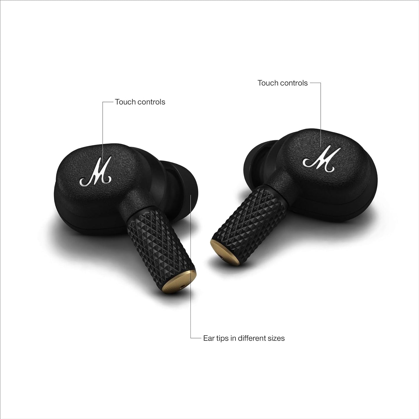 Marshall Motif II Active Noise Cancellation TWS Earbuds - Black