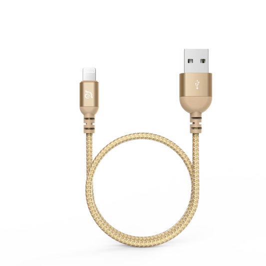 Adam Peak lll Usb-A To Lightning Cable - 120Cm - Gold