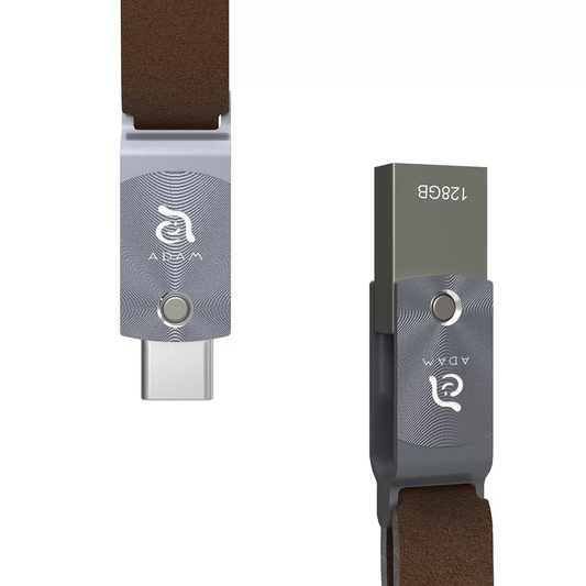 Adam Roma Usb-C / Usb-A 3.1 (2-In-1 Flash Drive) - 128Gb, Grey