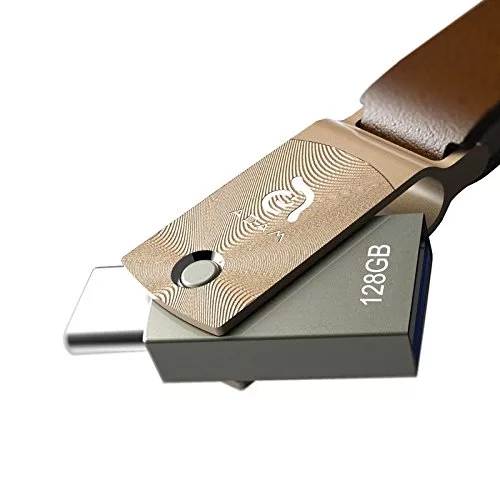 Adam Roma Usb-C / Usb-A 3.1 (2-In-1 Flash Drive) - 128Gb, Gold