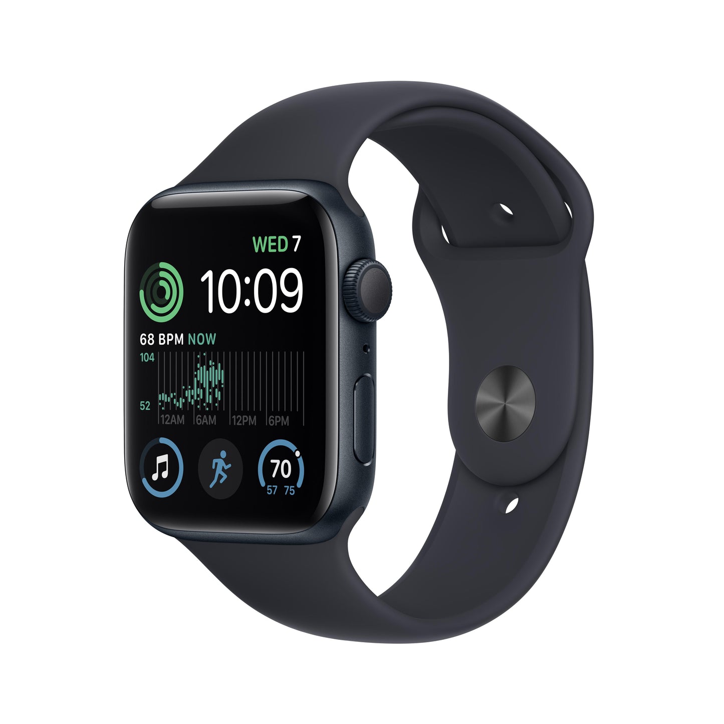 Buy Apple Watch SE GPS + Cellular, 44mm Midnight Aluminium Case with  Midnight Sport Loop - Apple (IN)