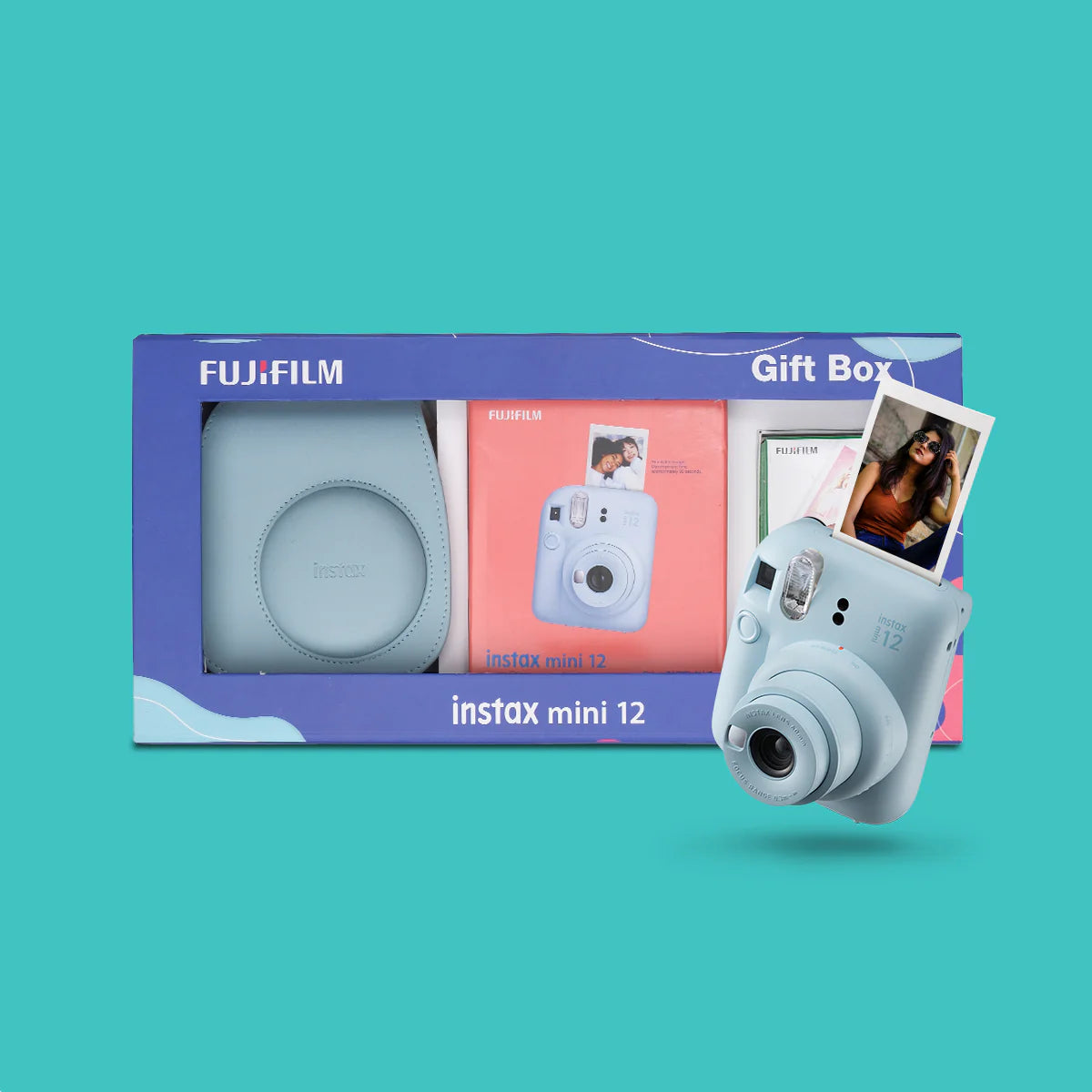 Instax Mini 12 Delight Box Camera - Blue