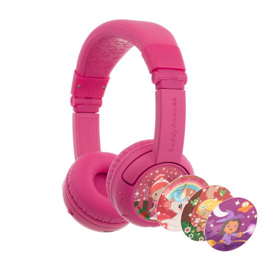 Onanoff BuddyPhones Play+ - Rose Pink