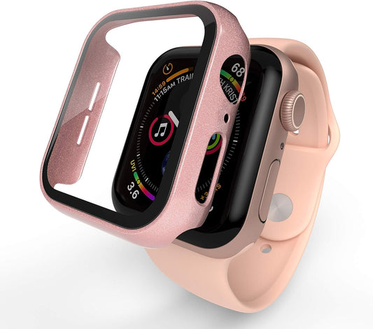 HYPHEN Apple Watch Protector Tempered Glass 44mm - Rose Gold