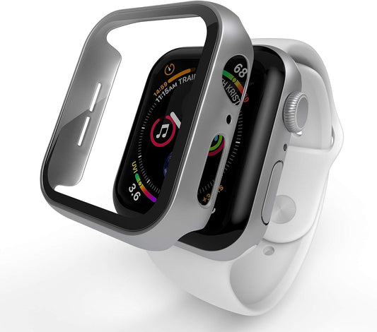 HYPHEN Apple Watch Protector Tempered Glass 44mm - Silver