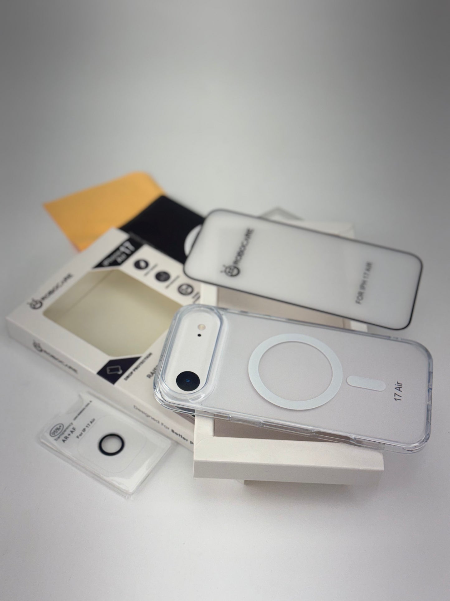 Robocare iPhone Air MagSafe 3-in-1 Protective Combo Case with Camera Lens Guard and Screen Protector