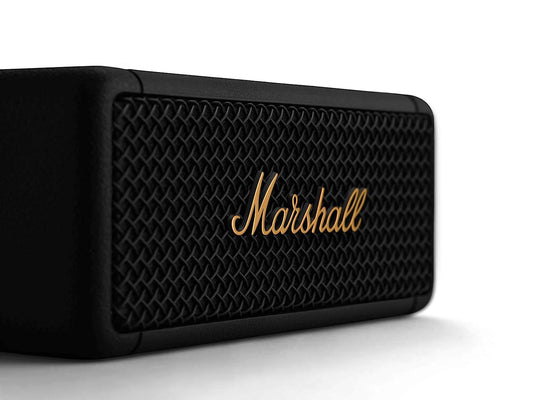 Marshall Emberton Bluetooth Speaker - Black And Brass