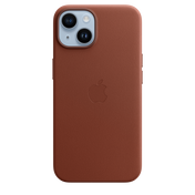 iPhone 14 Leather Case with MagSafe - Umber