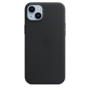 iPhone 14 Plus Leather Case with MagSafe - Midnight