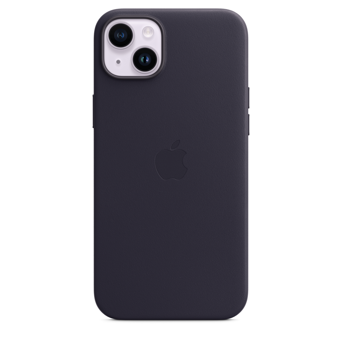 iPhone 14 Plus Leather Case with MagSafe - Midnight