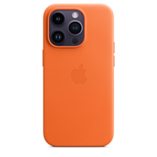 iPhone 14 Pro Leather Case with MagSafe - Orange