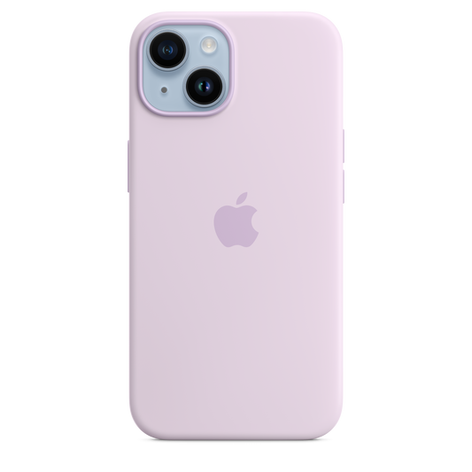 iPhone 14 Silicone Case with MagSafe - Lilac