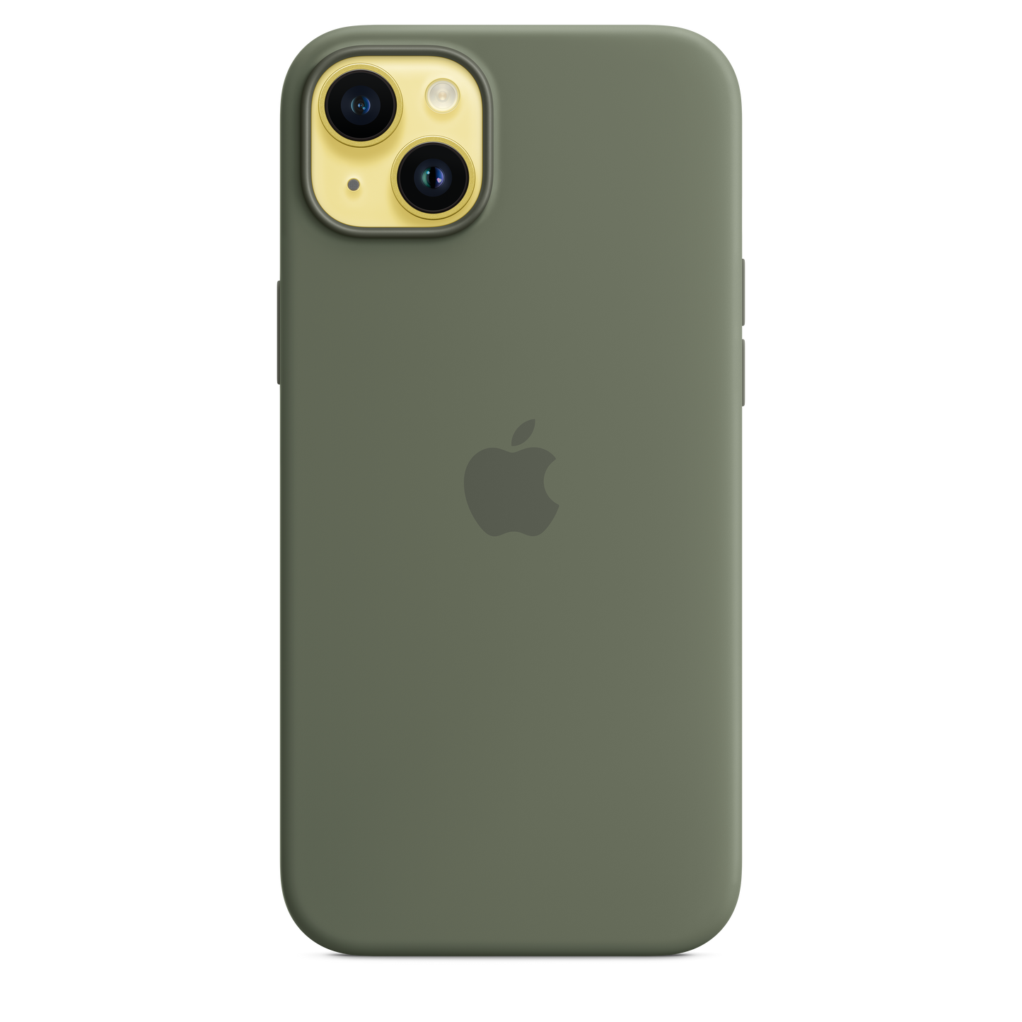 iPhone 14 Plus Silicone Case with MagSafe - Olive