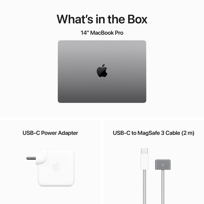 MacBook Pro 14 inch | M3 Chip, 8GB, 1TB | Space Grey – Maple