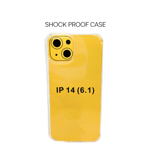 iPhone 14 Transparent Back Case Ultra Hybrid Shockproof Clear Cover with Camera Protection Drop Protection