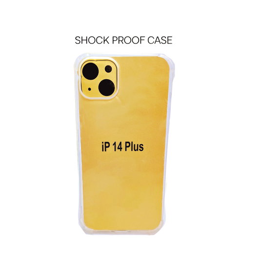 iPhone 14 Plus Transparent Back Case Ultra Hybrid Shockproof Clear Cover with Camera Protection Drop Protection
