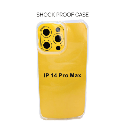 iPhone 14 Pro Max Transparent Back Case Ultra Hybrid Shockproof Clear Cover with Camera Protection Drop Protection