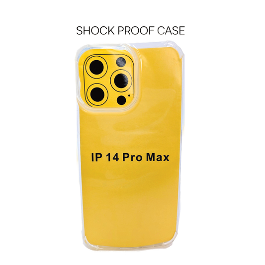 iPhone 14 Pro Max Transparent Back Case Ultra Hybrid Shockproof Clear Cover with Camera Protection Drop Protection
