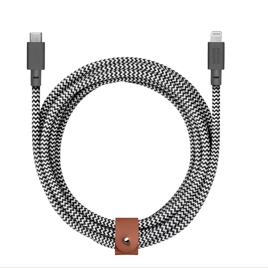 Native Union - Ultra Strength Cable Belt - Type USB-C To Lightning - 3M