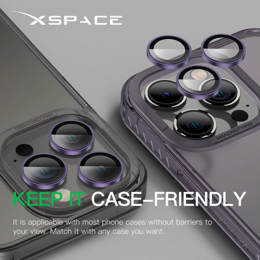 Raopro XSPACE Camera Lens Glass for iPhone 14 Pro/Pro Max - Purple