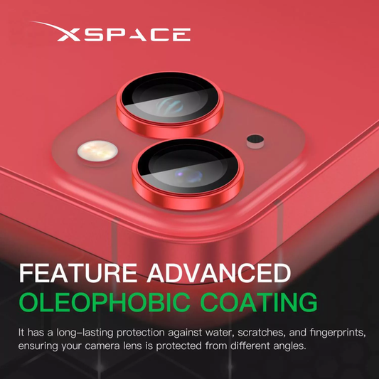 Raopro XSPACE Camera Lens Glass for iPhone 14 / 14 Plus - Red