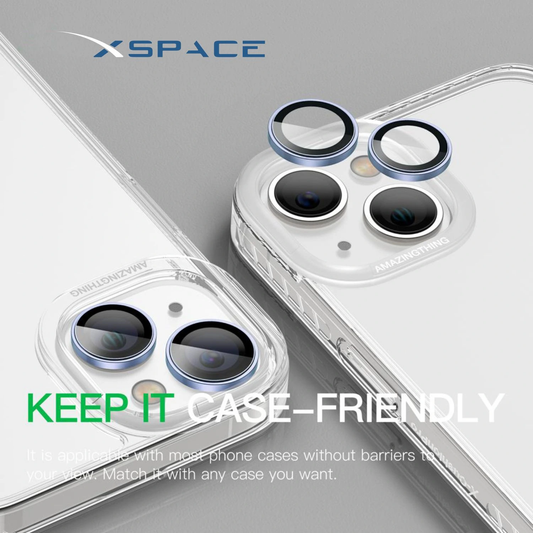 Raopro XSPACE Camera Lens Glass for iPhone 14 / 14 Plus - Blue