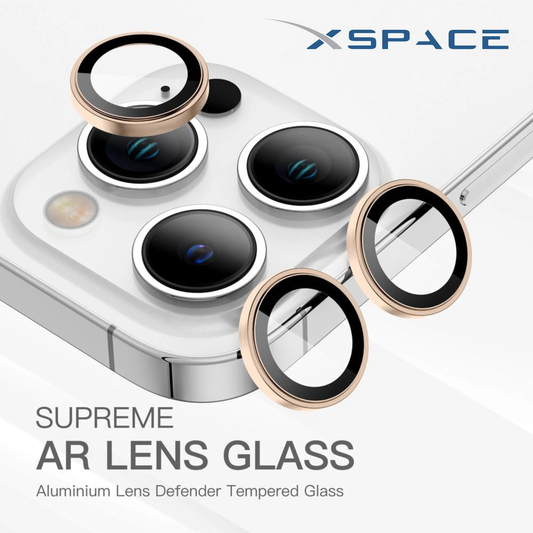 Raopro XSPACE Camera Lens Glass for iPhone 14 Pro/Pro Max - Gold