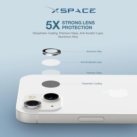 Raopro XSPACE Camera Lens Glass for iPhone 13 / 13 mini - Clear