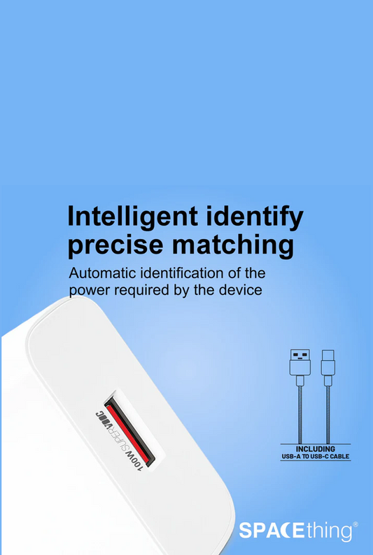 SPACEthing Rapid SuperVOOC 100W USB to Type-C Cable – Red