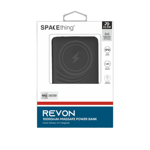 SPACEthing Revon 10000Mah Magsafe Power bank – Black