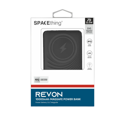 SPACEthing Revon 10000Mah Magsafe Power bank – Black