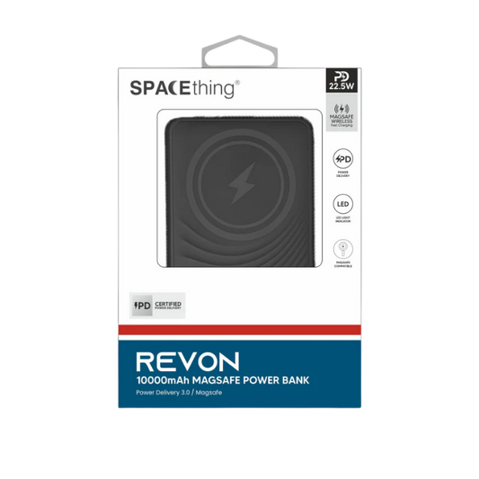 SPACEthing Revon 10000Mah Magsafe Power bank – Black