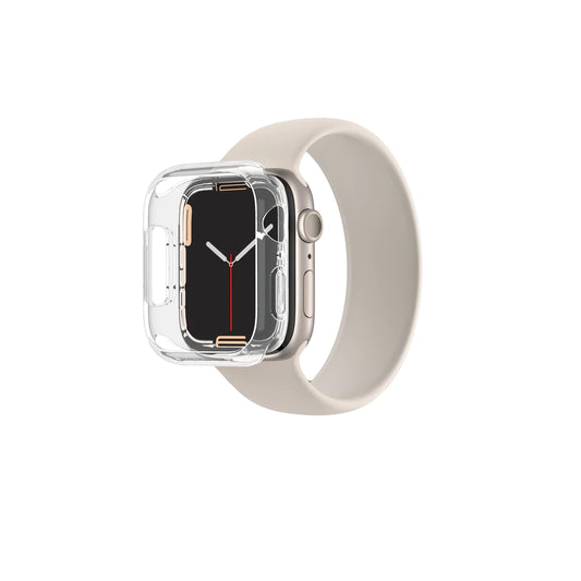 AmazingThing Quartz Pro Case for Apple Watch 45mm - Clear