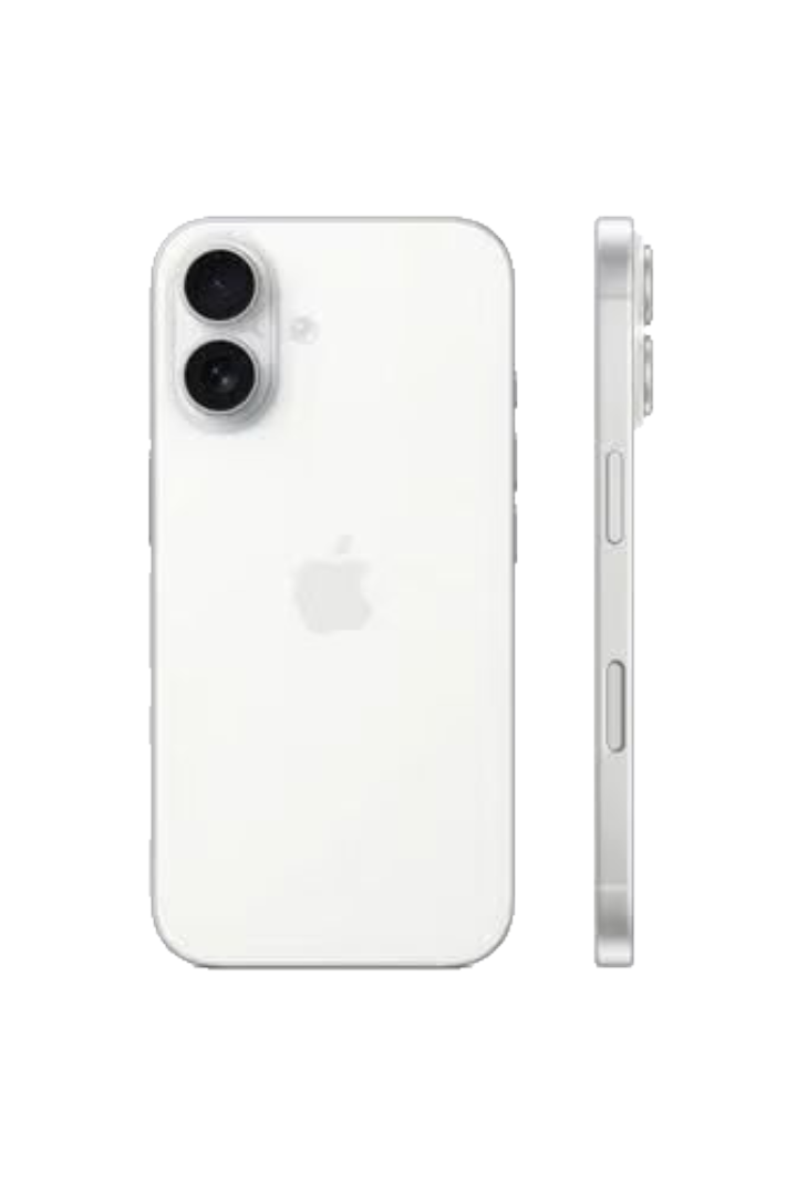iPhone 16 - 128GB - White - AC+ (6-Feb-27) - Pre-Owned