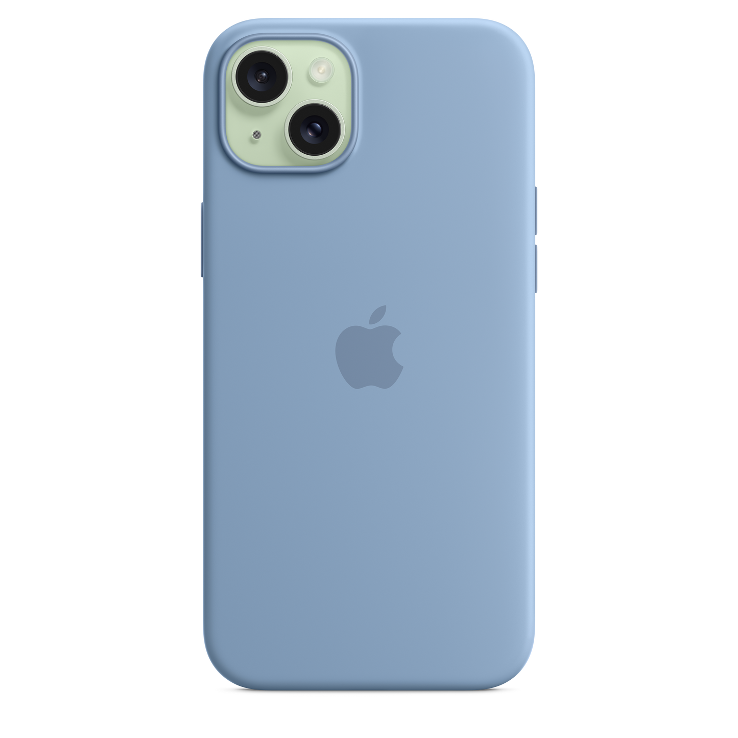 iPhone 15 Plus Silicone Case with MagSafe - Winter Blue