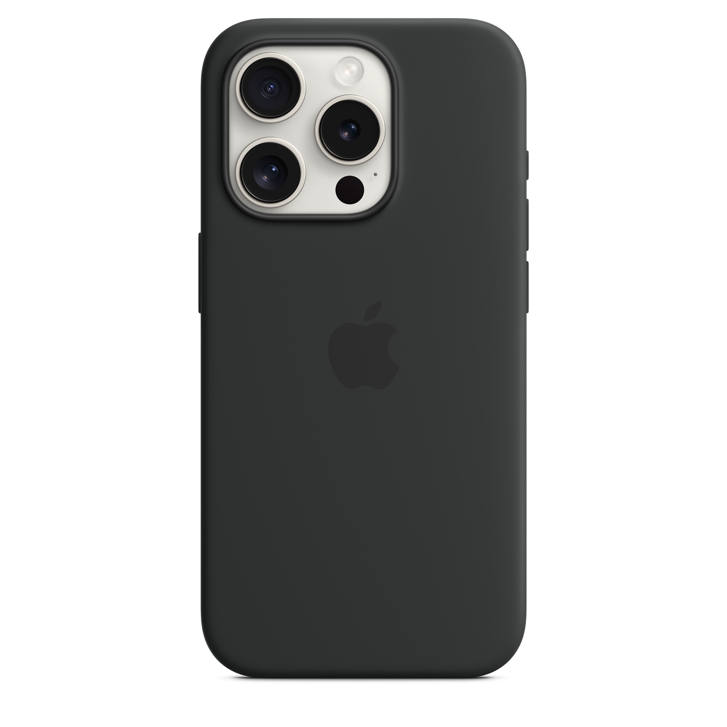 iPhone 15 Pro Silicone Case with MagSafe - Black