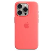 iPhone 15 Pro Silicone Case with MagSafe - Guava