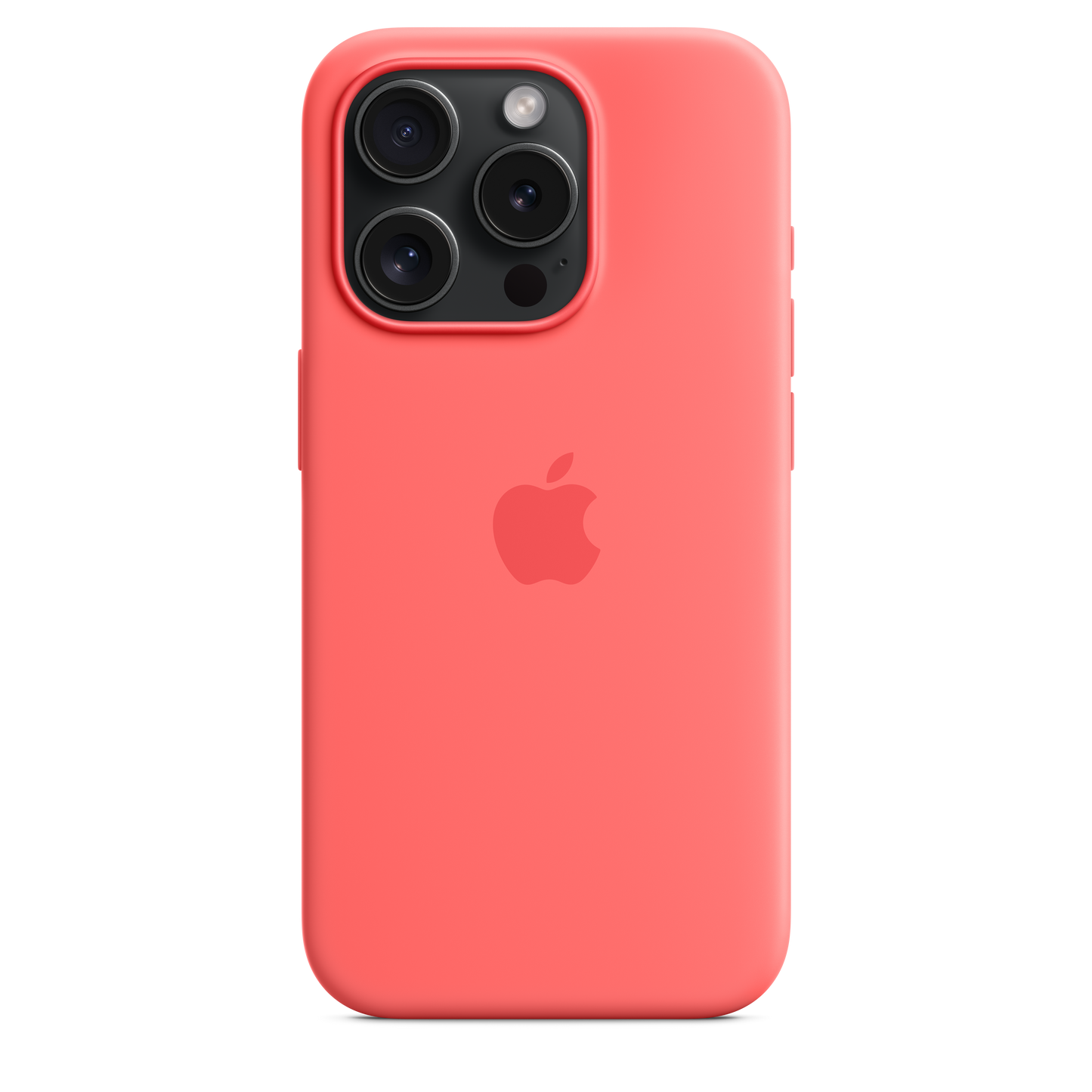 iPhone 15 Pro Silicone Case with MagSafe - Guava