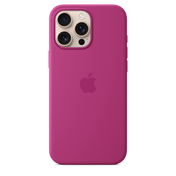 iPhone 16 Pro Max Silicone Case with MagSafe - Fuchsia