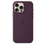 iPhone 16 Pro Max Silicone Case with MagSafe - Plum