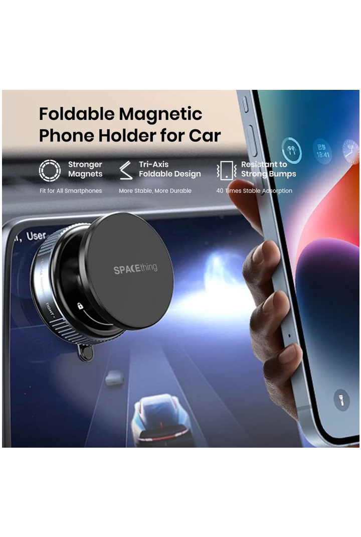 SPACEthing MagHold Vacuum Magnetic Car Holder