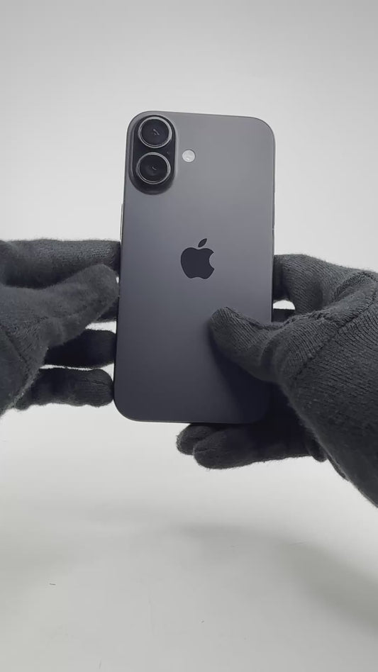 iPhone 16 - 128GB - Black - IW (02-Oct-26) - Pre-owned