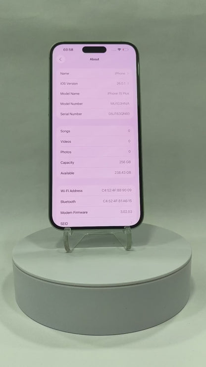 iPhone 15 Plus - 256GB - Green - Pre-owned