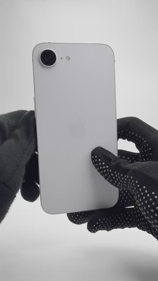 iPhone 16e - 128GB - White - IW (18-Oct-26) - Pre-owned