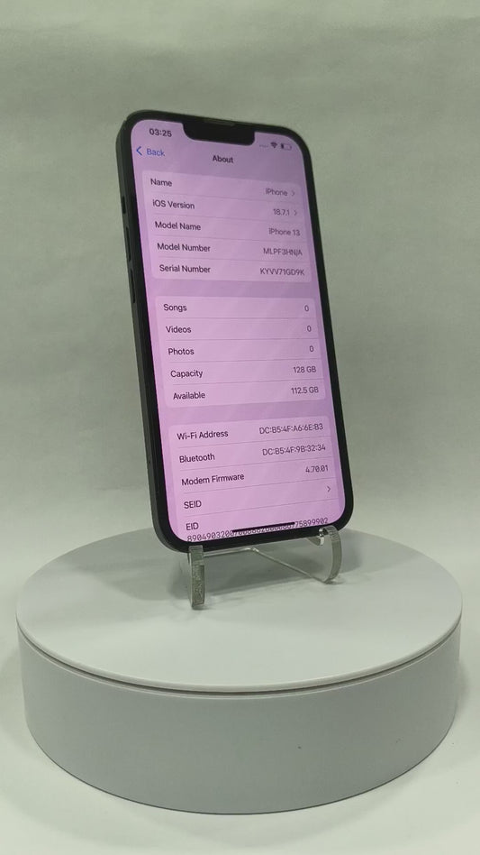 iPhone 13 - 128GB - Midnight - Pre-owned